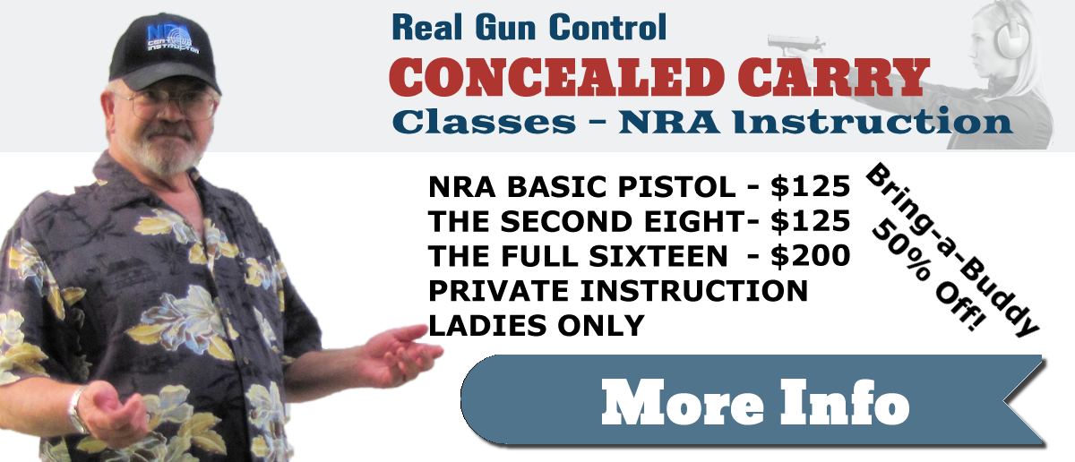 NRA & State Certified Concealed Carry trainer near Bloomington & Champaign, Illinois